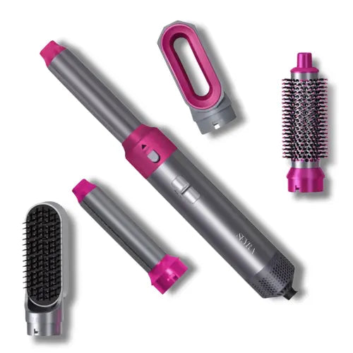 Seyra 5 en 1 Hair Styler - Sèche Cheveux Rose 9