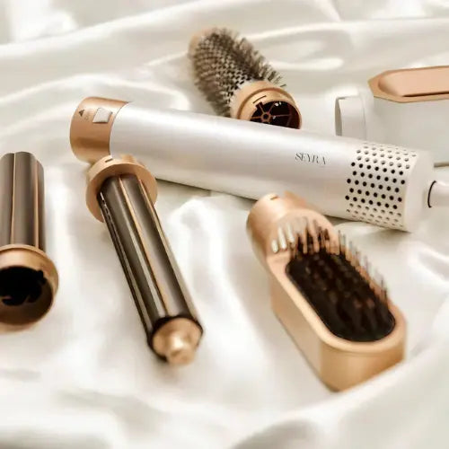 Seyra 5 en 1 Hair Styler - Sèche Cheveux doré  2
